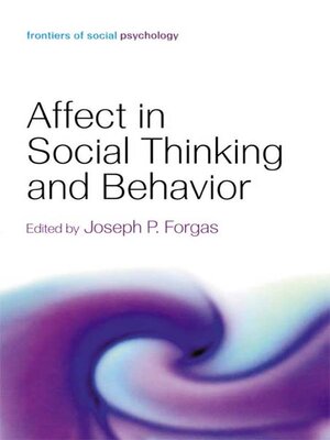 cover image of Affect in Social Thinking and Behavior